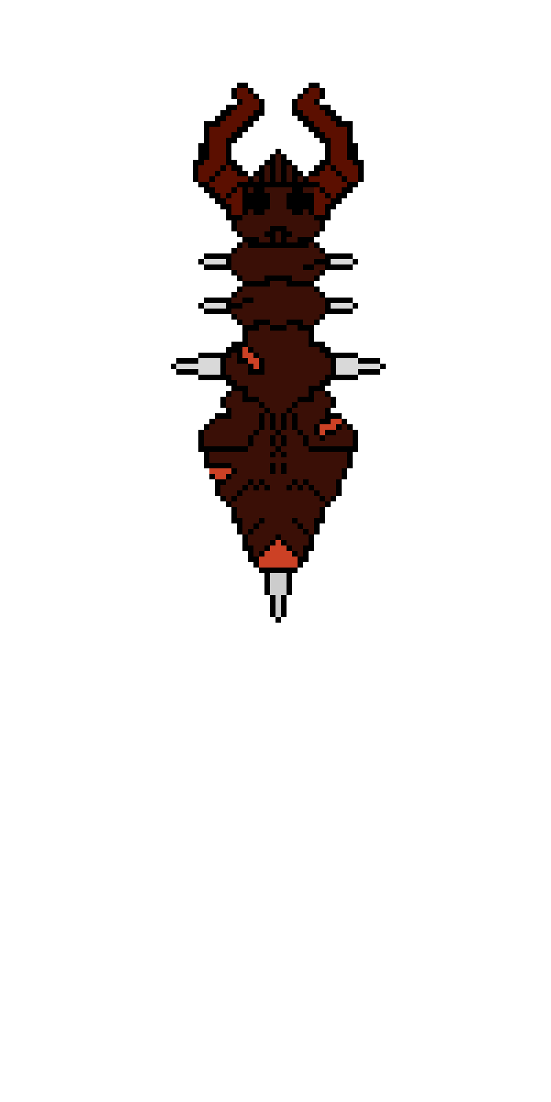 just a worm I made based on the desert scrouge