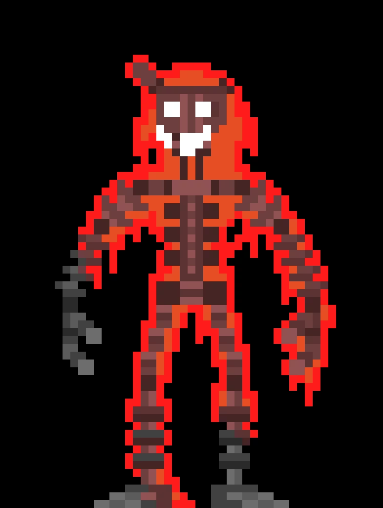 red blob as an animatronic requested by red blob