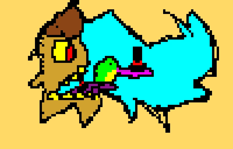 scary note series a giant man eating frog with hats on top of the tongue requested by monkeyfrog