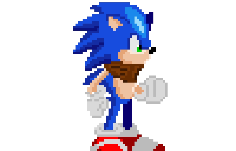 sonic sprite for a dream project