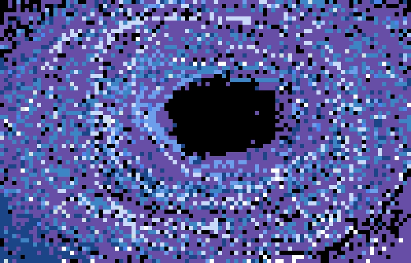 the milky way my first pixel art