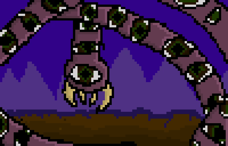 a worm that eats worlds