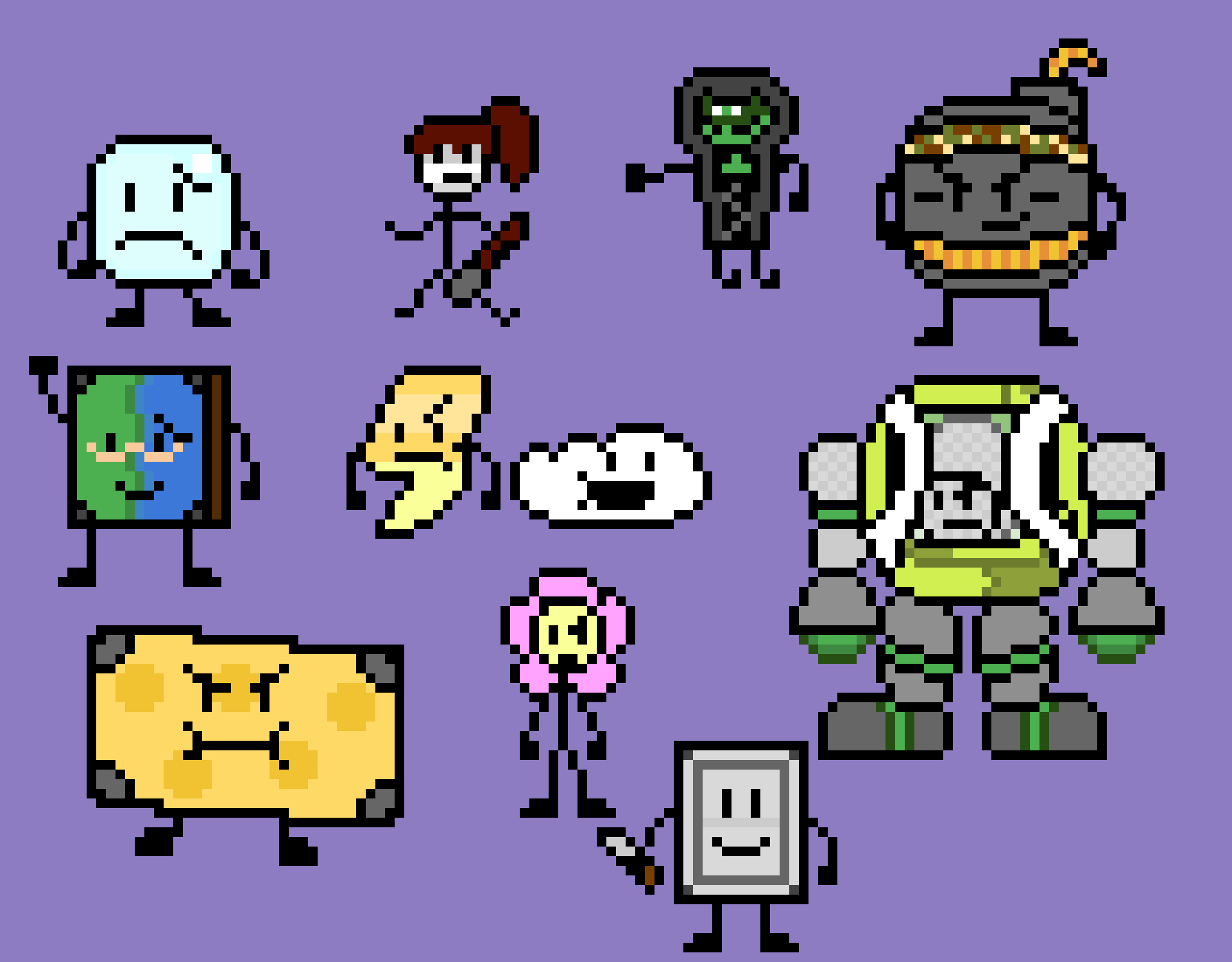 Bfdi Brawl! (Mobile art, kind of hard T-T