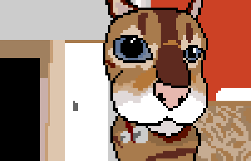 goofy cat (why did this take me almost a week TT-TT)