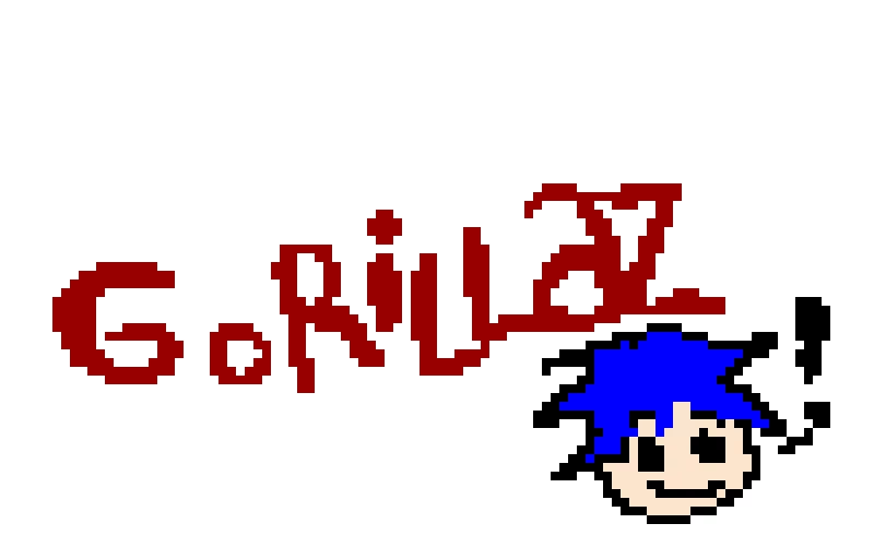 Gorillaz w/a mini 2-D!
