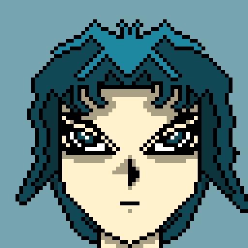 Hell Kaiser/Zane Truesdale (Yu-Gi-Oh GX) but he looks like a silly dumb dumb