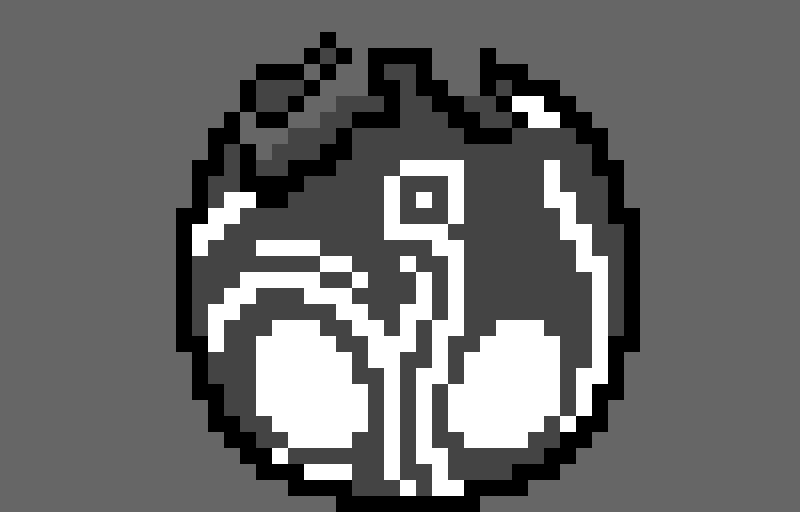 Hollow knight charm (void heart (might be bad at drawing this one)