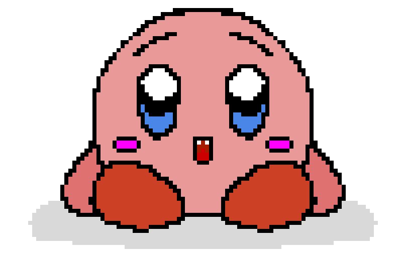 i dont like how i drew kirby but if u like it thanks :)