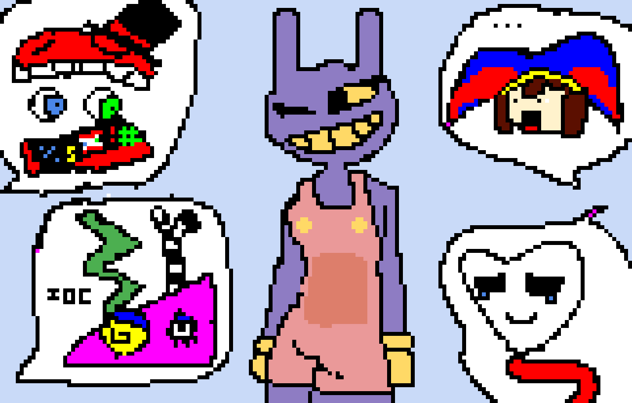 Jax iz girl now?! TADC ART HIGH EFFORT