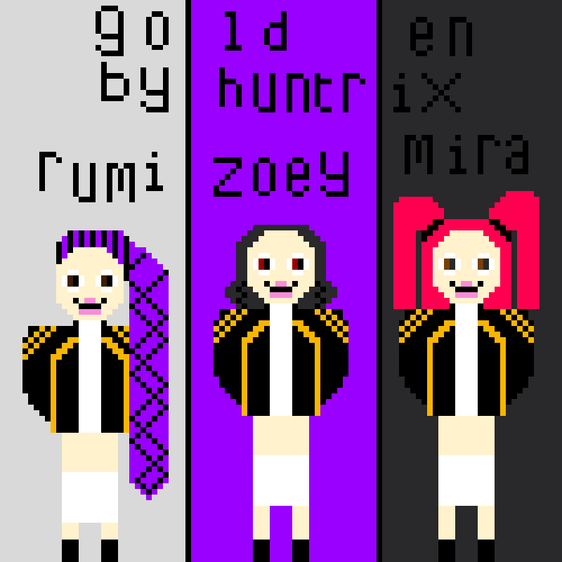 kpop demon hunters huntrix golden