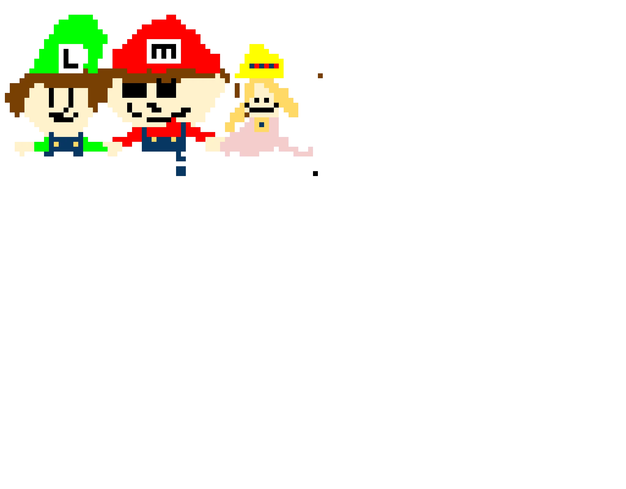 Mario Luigi and princess peach (contest)