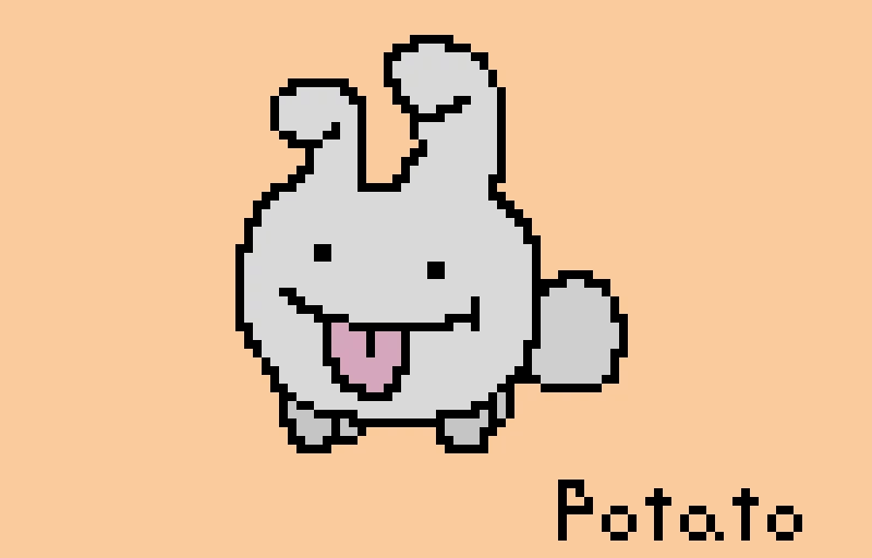 meet freds pet rabbit potato