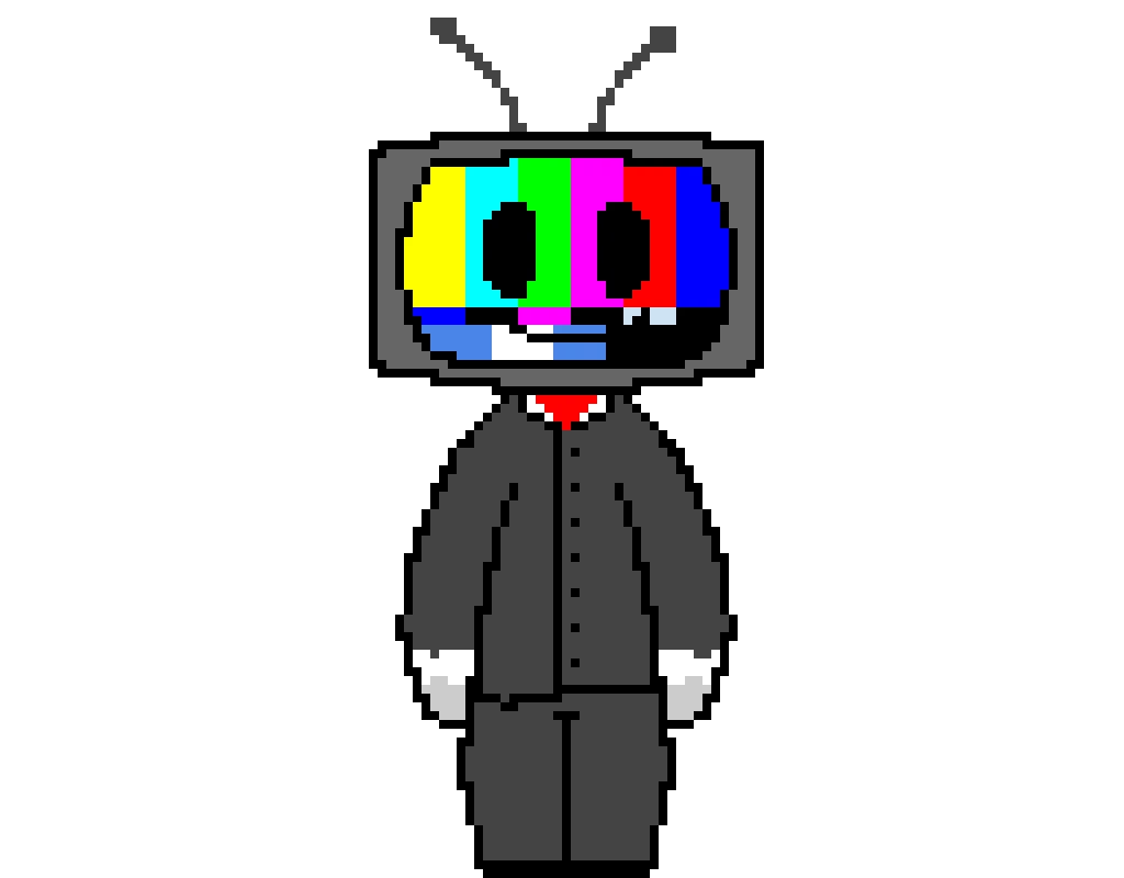 My Character Television Assasin(No Signal Screen)