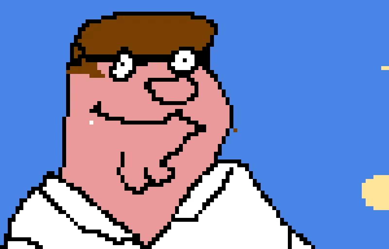 peter family guy art