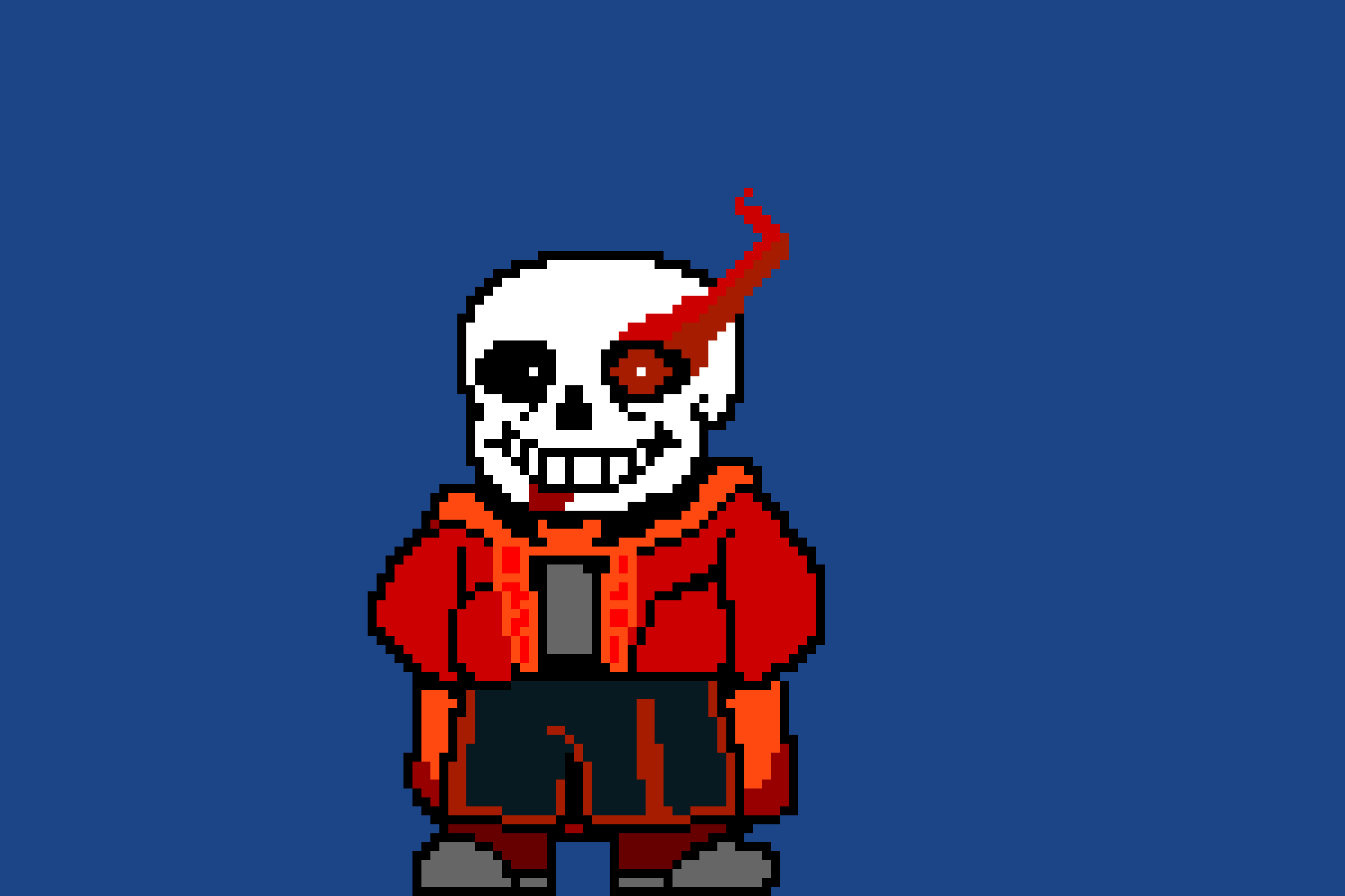 sans if he were inverted