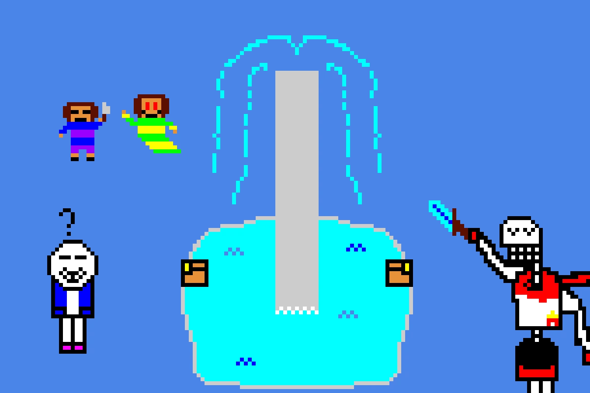 Sans in Minecraft PvP