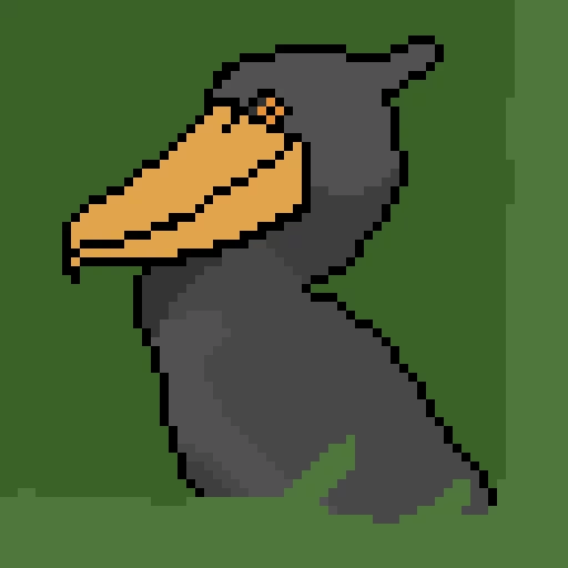 shoebill stork or the bird that sounds like a gun