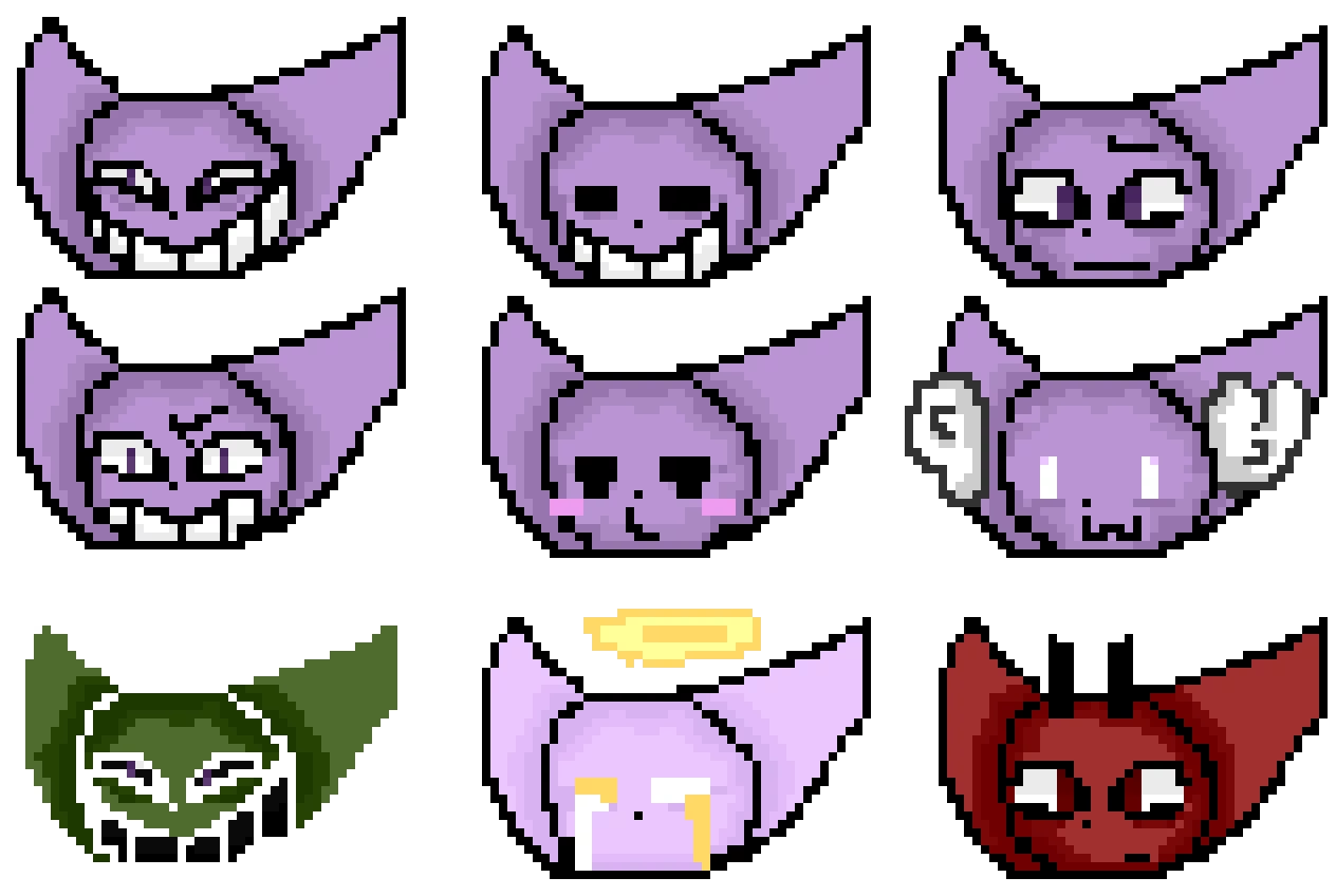 ta daaaaa my faces (meow!!)