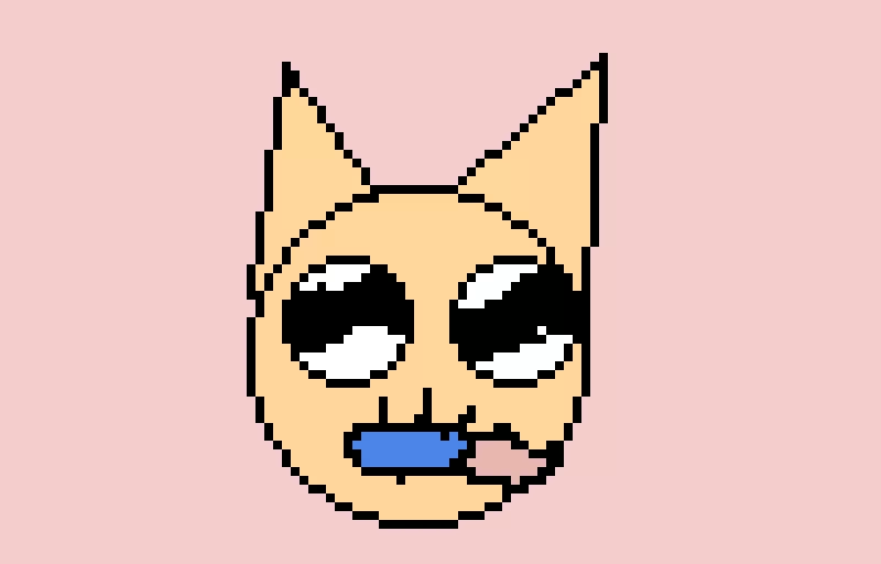 at holding paint brush 83 (contest) (profile pic)