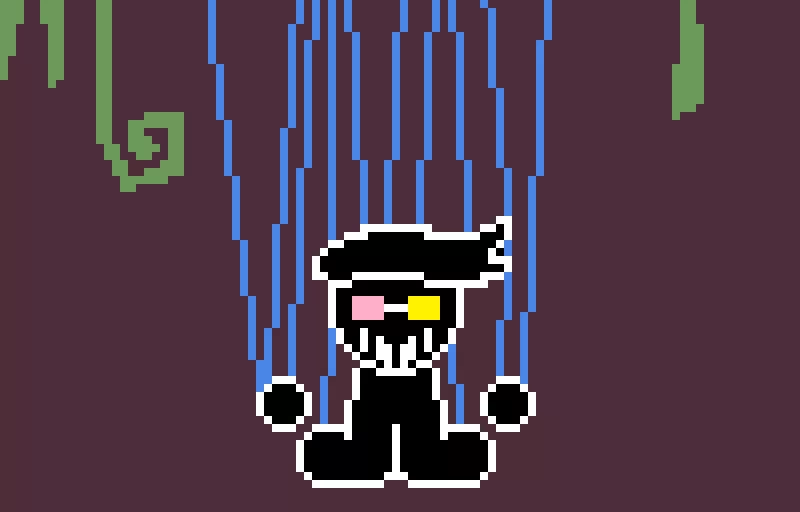 [bob Ross] NO STRINGS [[stitched!]]