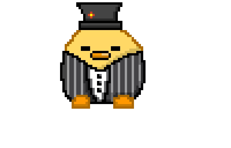 duck in a suit. (IMPROVED)