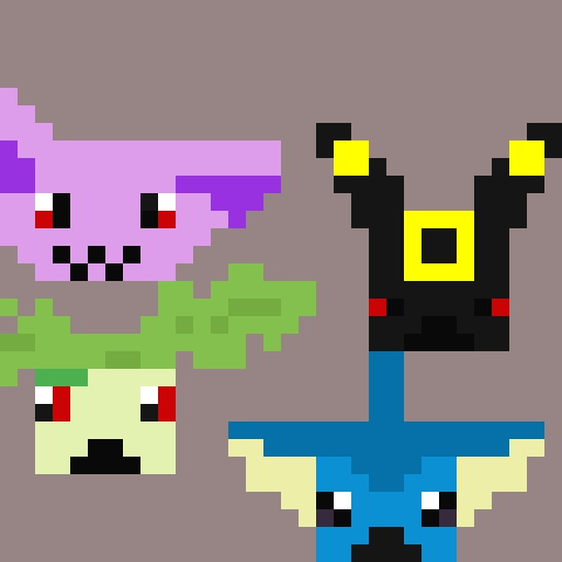 Espeon leafeon Umbreon and vaporeon