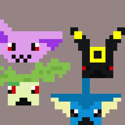 Espeon leafeon Umbreon and vaporeon