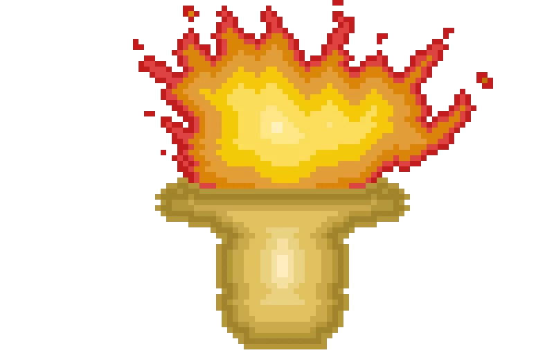 Flaming Torch