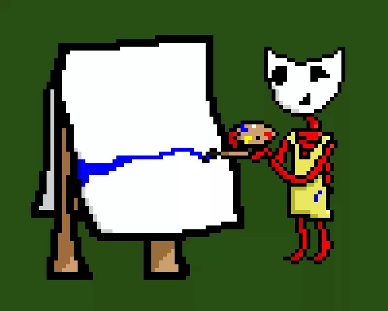 Gangle tries painting (contest)