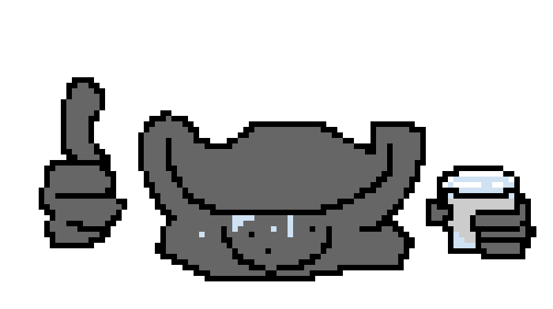 I gave little bro some water!