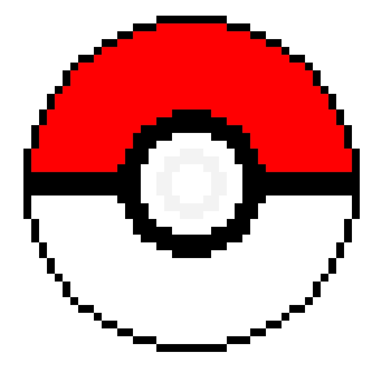 I got bored so I made a PokeBall!!! ^^