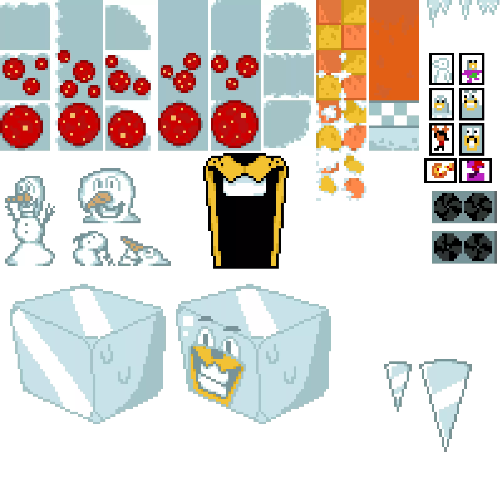 Ice-Es Dark World sprite sheet