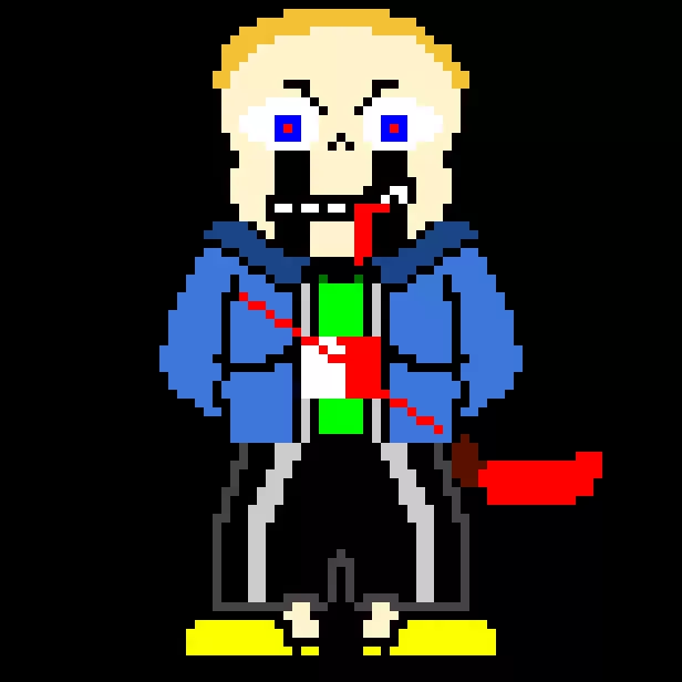 Killer phase 2 (idk the weapon looks like a pepper I am lazy in drawing hands and extra stuff)