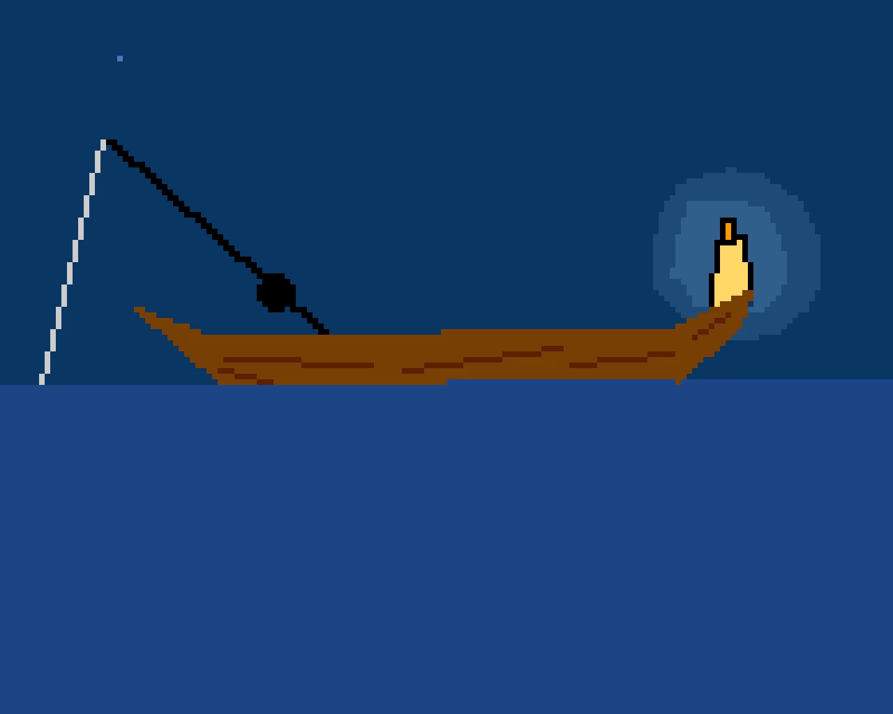 midnight fishing