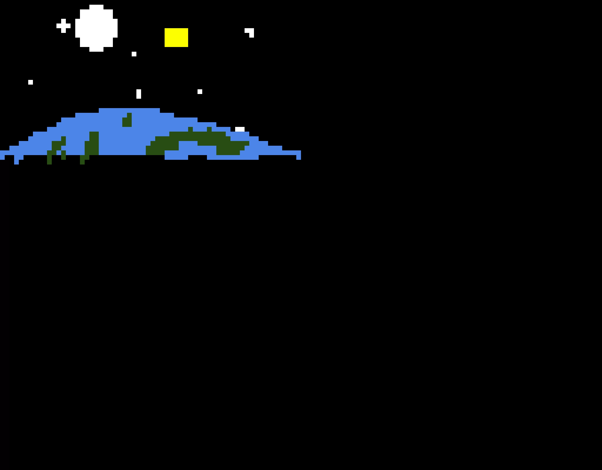 Moon sun earth