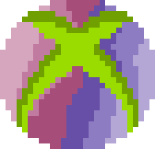 MY take on the Xbox logo. (no it aint no flag it js look cool to me :)