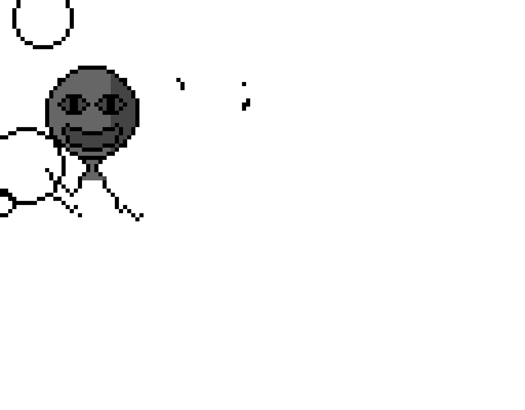 The moon wakes up
