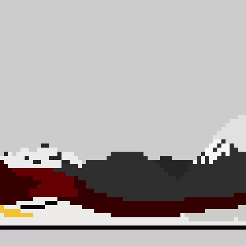 (WIP) sunset over mountains, I have yet to do the sunset