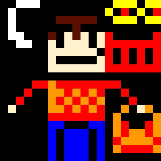 pixel boy holloween