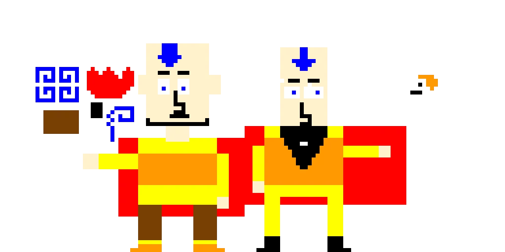 avatar aang and tenzin 