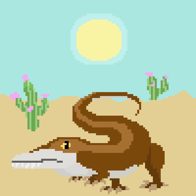 Coelophysis In The Dunes