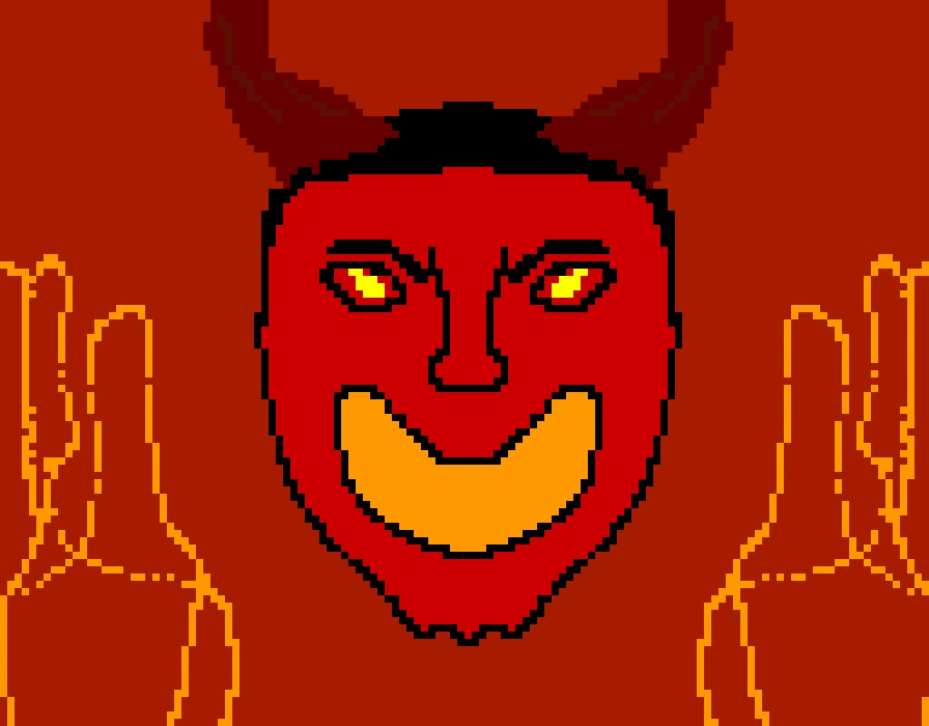 man with horns