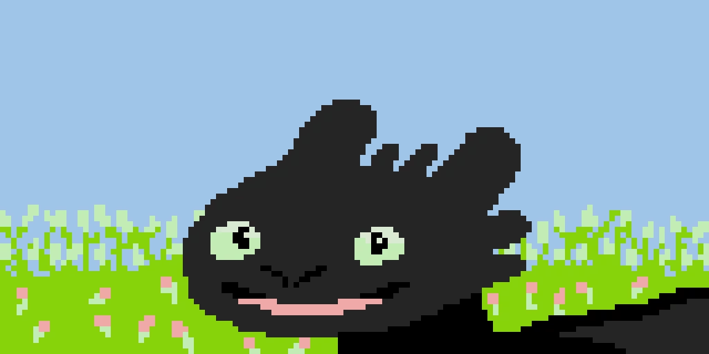toothless i finally made him