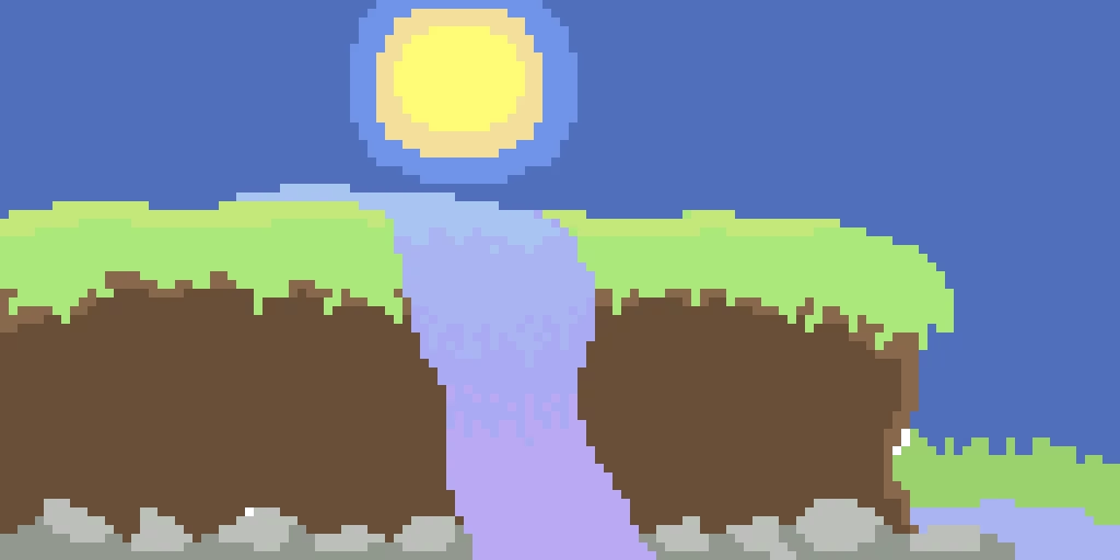 Waterfall (I Was Too Lazy To Make A Sunset)