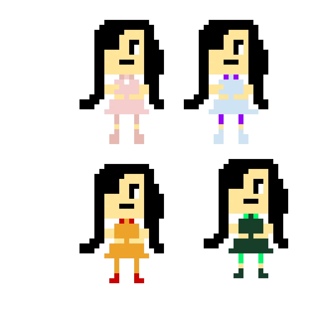 what sould she wear to the school dance comment down below for the green pink blue or orange