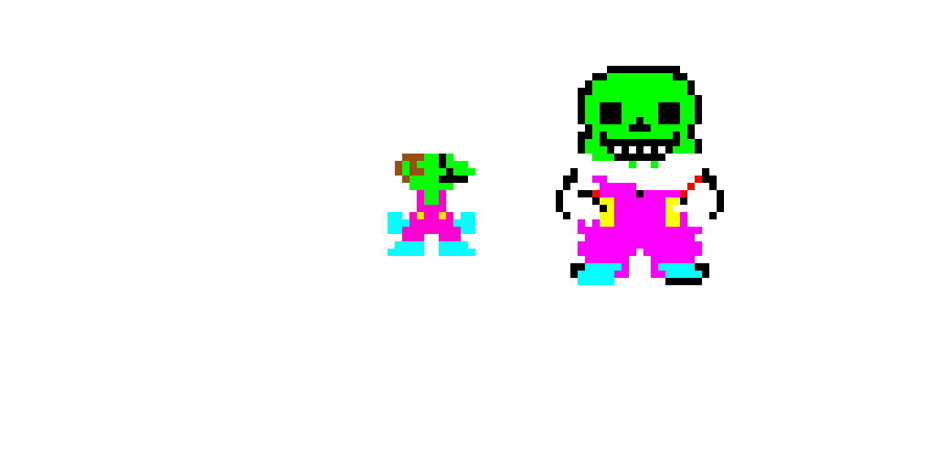 My Mario and Sans recolors