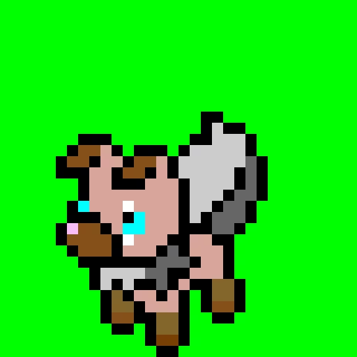 rockruff-with-green-background