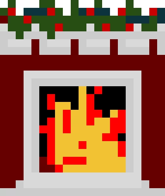 Yuletide fire