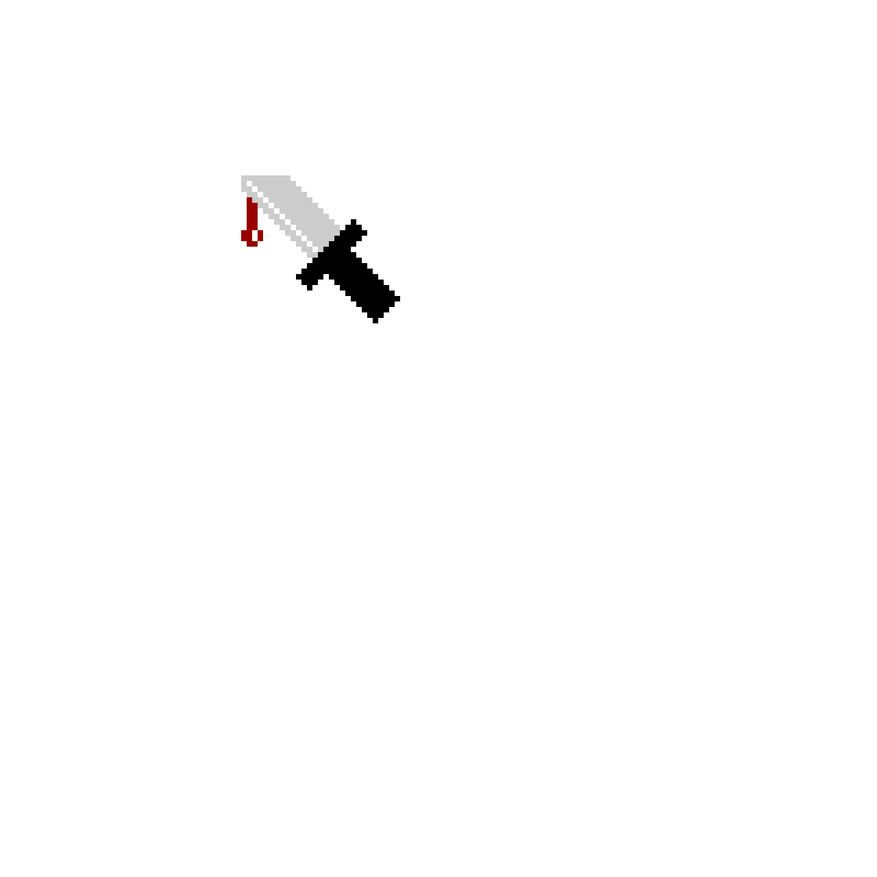a bloody knife ooooo guess the reference vrsion 1