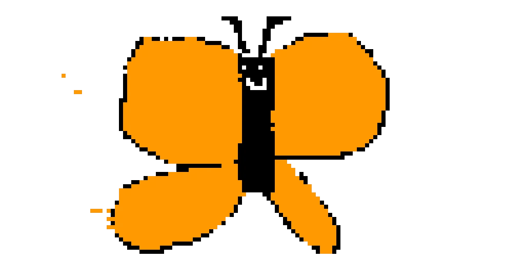 orange butterfly